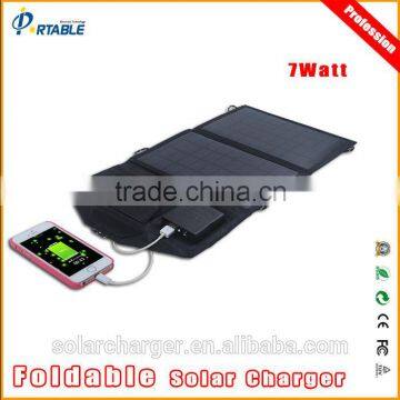 Foldable Fabric 7w Solar Charger PET Solar panel