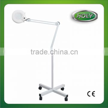 15X Good Sales 5x Diopter Led Moveable Light Magnifying Lamp Skin Examination Lamp Vertical