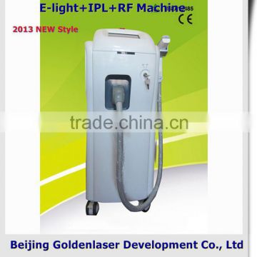 Chest Hair Removal 2013 New Design E-light+IPL+RF Salon Machine Tattooing Beauty Machine Laser Cosmetology Device 590-1200nm