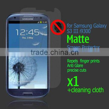 1x Matte Protector Phone Screen Protector For Samsung Galaxy S3 III i9300