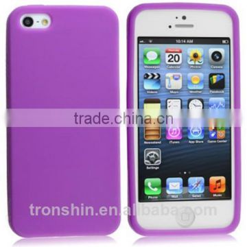 Colorful Soft Anti-shock Silicon Protective Back Cover for Cell Phone Apple iPhone 5S