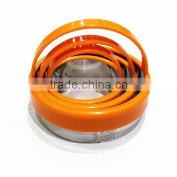 3pc Different Size Circle Stainless steel cake mould with PP handle
