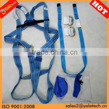 CE EN361 full body safety harness/protection harness/construction safety belts with lanyard