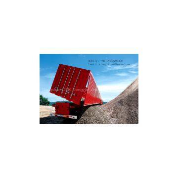 3 axles wood timber loader trailer