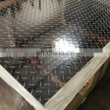1050 1060 Pre-Coating Diamond Checkered Pattern Aluminum Plate