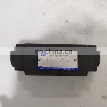 Yuken Solenoid Overflow Valve MPW-01-4-40 hydraulic parts with good quality