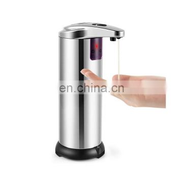 Desktop stainless steel Infrared sensor hand cleaning touch free 250ml automatic gel soap dispenser hand sanitizer refill