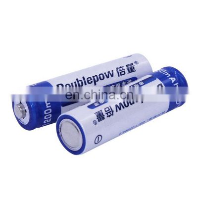 High performance blue rechargeable aa batteries 1.2v 1200mah ni mh rechargeable battery for flashlights