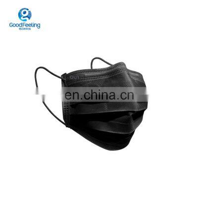 black 3d medical mask disposable face mask-medical