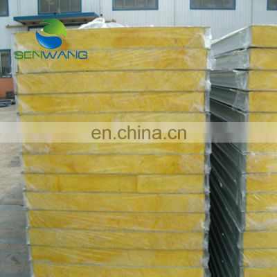 Roof Wall Panel  Fireproof Factory Lowest Price Fiber V950 Glass Wool Sandwich Panel