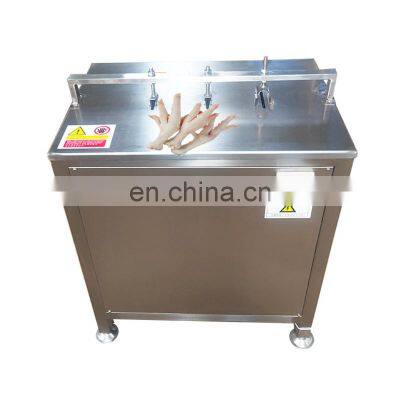 Stainless Steel  Chicken Claw Opening Machine / Chicken Feet Debone Machine