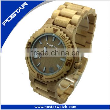 Hot Sale Couple's New Style Cheap Unisex Wooden Wrist Watch