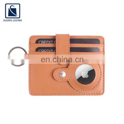 Exclusive Range of Premium Quality Nickle Fitting Fashionable Chairman Lining Genuine Leather Airtag Key Chain from India