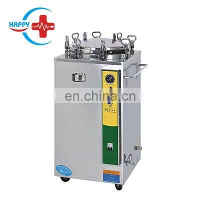 HC-O010 Factory Price Autoclave steam sterlizer 35-100L stainless steel hand round automatic vertical high pressure sterlizer