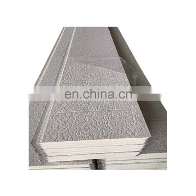China eps rock or polyurethane pu sandwich panel pu steel structure sandwich panel insulated polyurethane pu sandwich panel