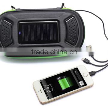 G&J 2015 usb customized Solar Panel MP3 Speake