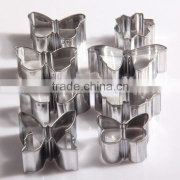 YangJiang factory manufature New Design Hot Sale stainless steel butterfly shaped cake mould