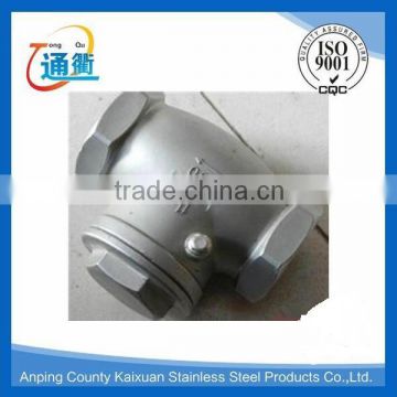 made in china female casting sus check valve