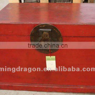 Chinese antique furniture pine wood Shanghai Red Box