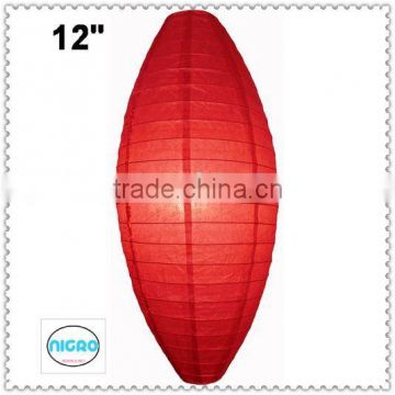 Red Shuttle Paper Lantern For Party Decoration~~~