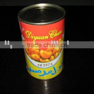 canned broad beans chinese orgin(foul medames)