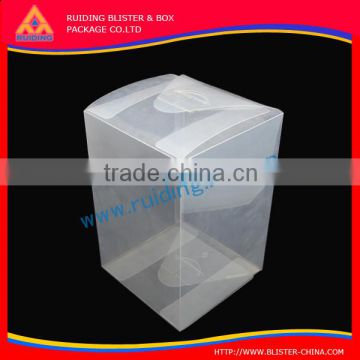 various shape clear plastic pvc box packaging for commodity products