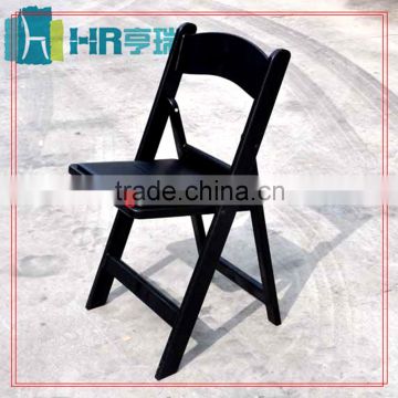 Black Color Plastic Resin PP Folding Chair