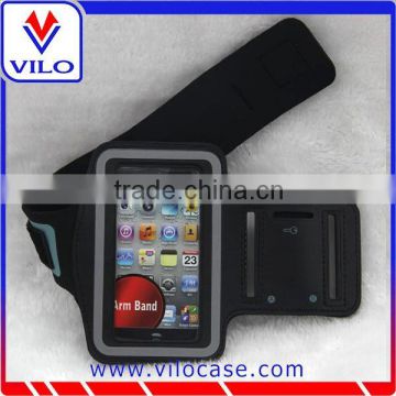 High quality sports armband, mobile phone Sport Armband Case with Key Holder and Headphone Jack