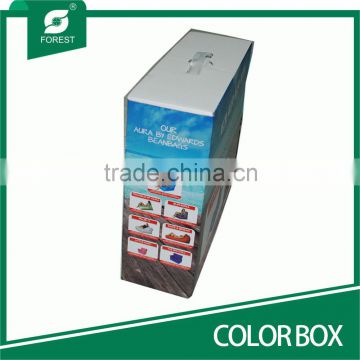 PROMOTIONAL DOUBLE WALL CORRUGATED COLOR BOX FOR FURNITURE