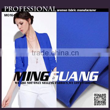 New style for young lady's suit weft twill spandex fabric hot sell in Europe