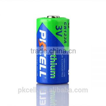 3V 1500mAh Lithium ion Battery CR123A LiMnO2 Battery