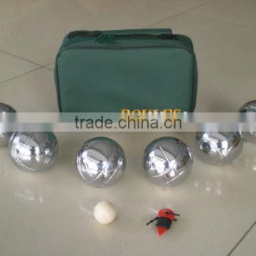 6 pcs nylon bag steel bocce balls set