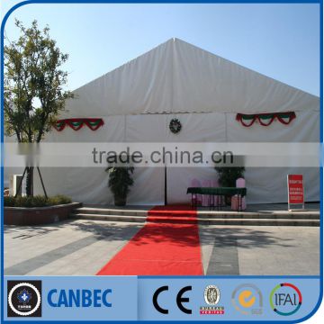 Outdoor clear span wedding party tent