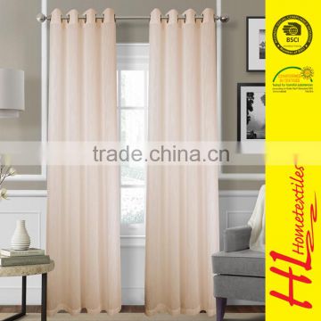 HLHT low MOQ custom sheer voile panel curtains