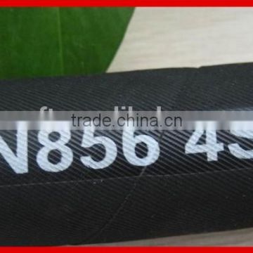 Hot selling flexible oil resistant hydraulic hose DIN EN856 4SH