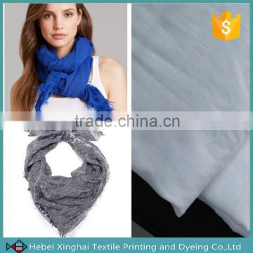 High twist polyester voile scarf fabric 50sx50s