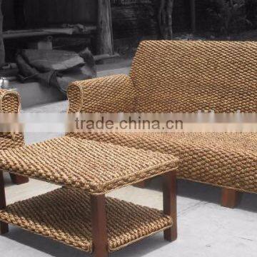 Living Room Furniture - Wicker Rattan sofa Furniture - Water hyacinth furniture- wicker furniture- Rattan furniture