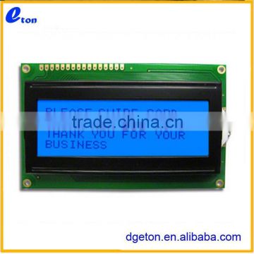 BLACK CHARACTER 4*20 LCD DISPLAY BLUE BACKGROUND STN TRANSFLECTIVE