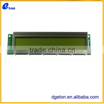 GREEN LED BACKLIGHT LCD MODULE 40X2 for consumption electronics