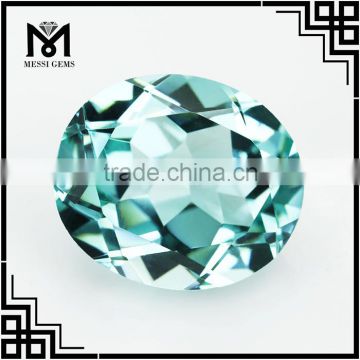 Nanosital #24 green Color nano crystal glass stone for silver jewelry