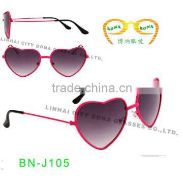 promotional metal heart sunglasses