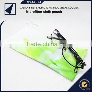Hot Selling Custom Full Color Printing Sunglass Microfiber Pouch