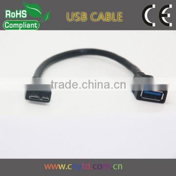 5 inches micro usb 3.0 otg cable for S6