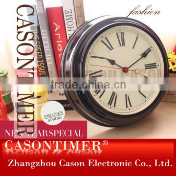 Cason Hot Sell Plastic Wall Clock Classical Clock