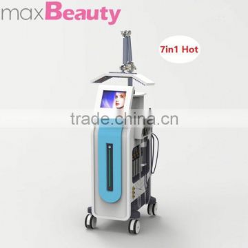 M-701 Excellent skin ultrasonic scrubber oxygen spray water dermabrasion LED skin care peeling machine