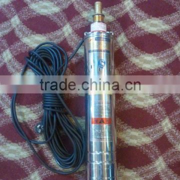 2m3/h 70m 0.5kw deep well submersible screw pump 100% copper wire