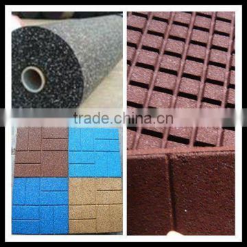 God Sale Super quality rubber floor tiles in garden