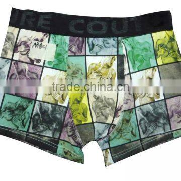 nylon\/spandex seamless top brand men underwear boxer
