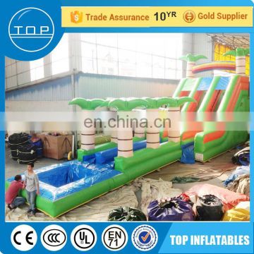 Commercial used slide for sale floating water park inflatable castle China factory