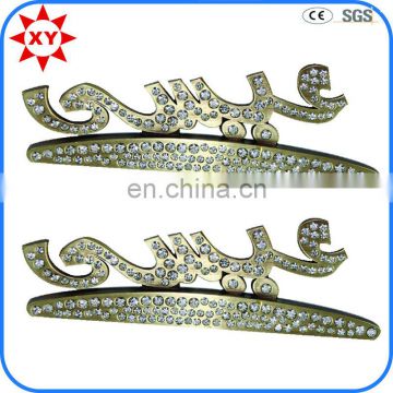 Wholesale Free Mold Silver Lapel Pins With Rhinestone